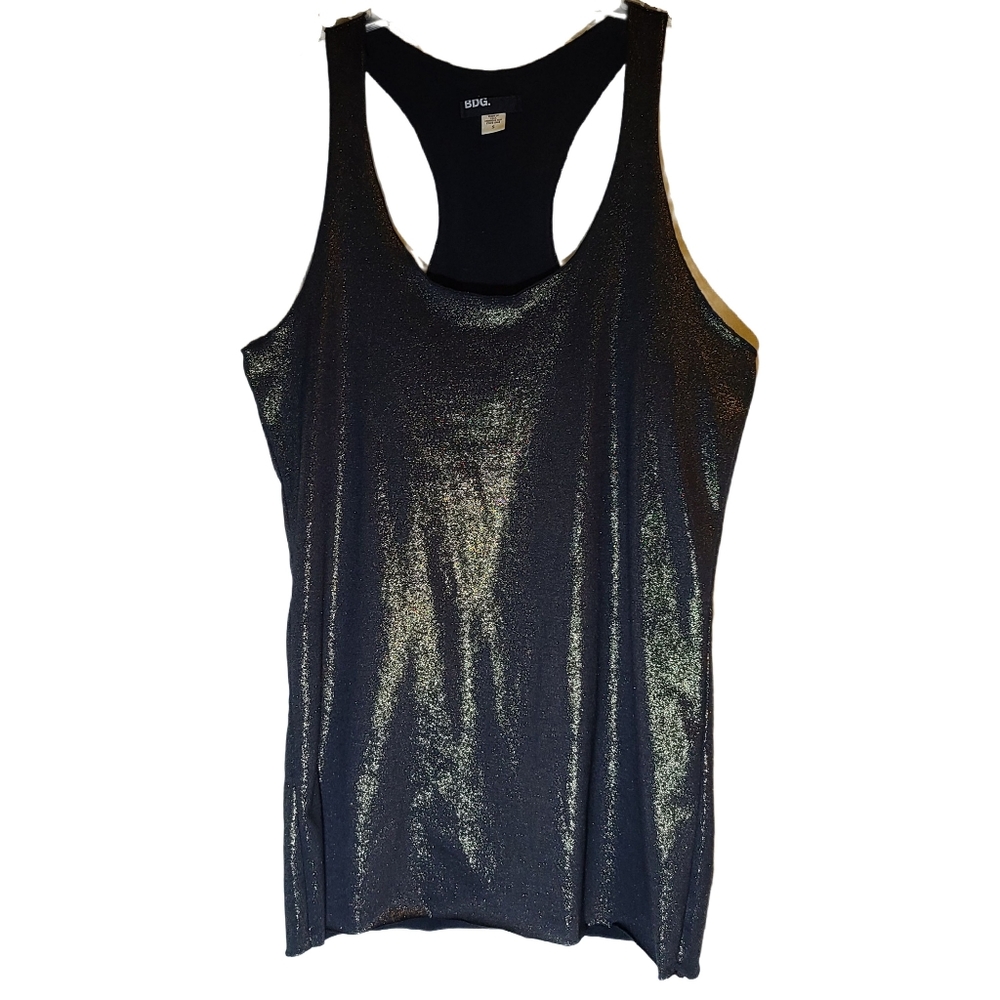 Gold Shimmer Tank Urban Outfitters